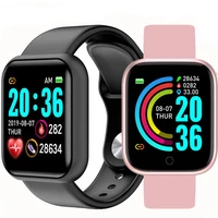 y68 waterproof smart bracelet heart rate monitoring reminder step counting information push sleep analysis smart sport bracelet