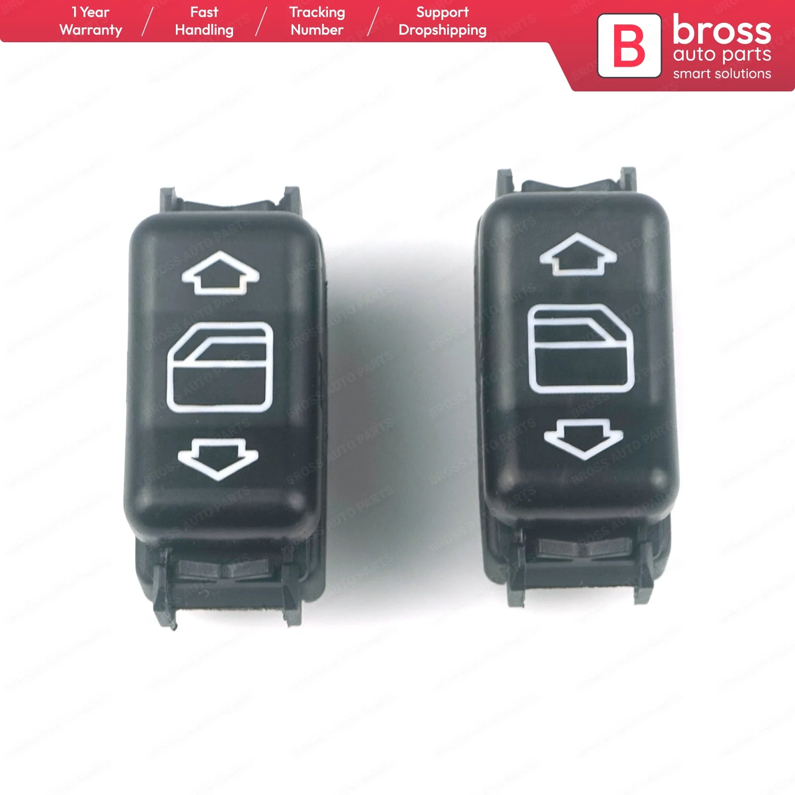 

BDP631+BDP632 Center Console Master Electric Power Window Switch Left Right 1248204610 For Mercedes Benz E W124 W126 W201 W463