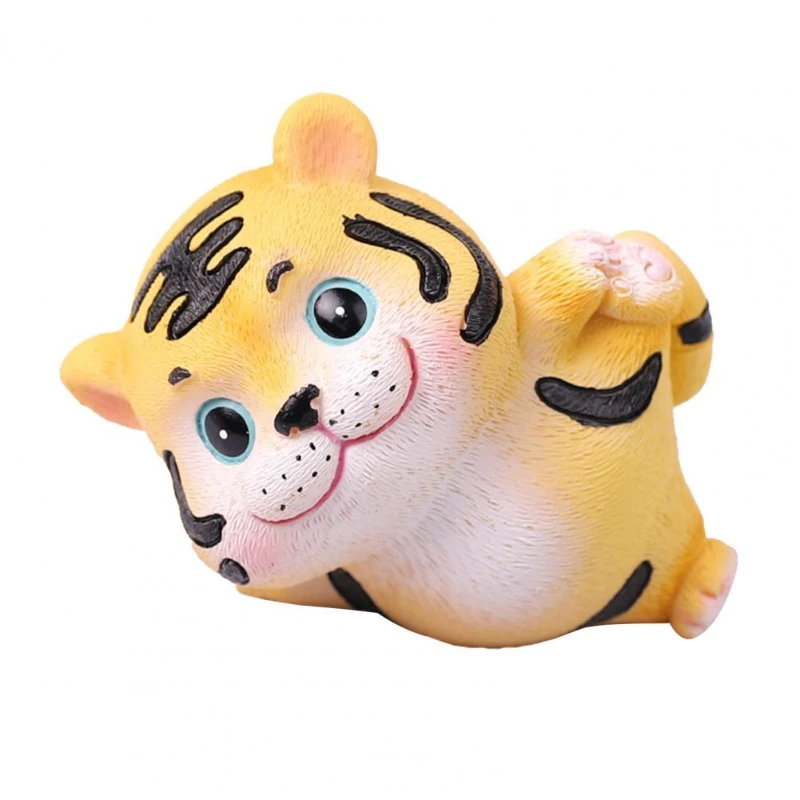 1 piece of decorations cartoon cute little tiger desktop dolls Year of the Tiger gifts Year of the Tiger cute tiger decorations