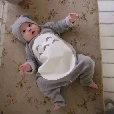 Хлопковая цельнокроеная Одежда для новорожденных плотная теплая одежда с