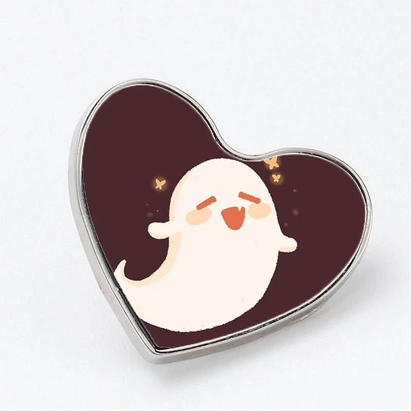 

Hu Tao привидение Obt броши булавка ювелирные изделия аксессуары на заказ брошь модные значки на лацкан