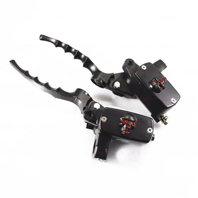 

7/8" 22mm Handlebar Reservoir Brake Clutch Lever For Cafe Racer Honda Suzuki