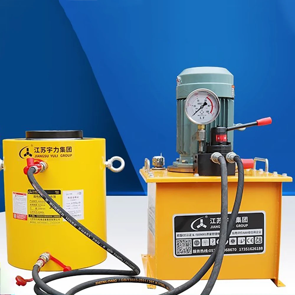 10T гидравлический домкрат Электрический увеличенный большой тонннажный