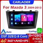 Для Mazda 3 2004-2013 maxx axela android 10 автомобильный DVD GPS Радио Стерео Carplay WIFI Автомобильный четырехъядерный 2 din Автомобильный мультимедийный плеер