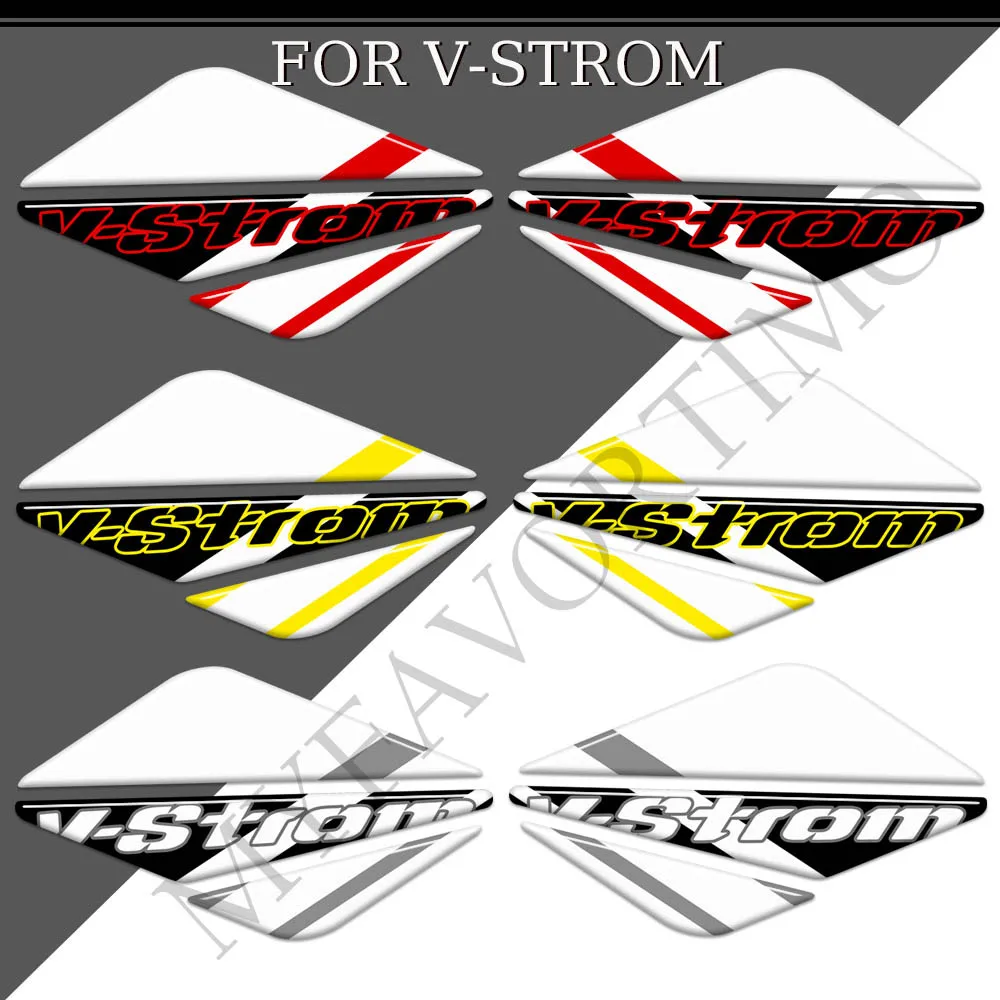 Наклейки 3D для резервуара Suzuki vстрома Φ DL 1000 650 250 1050 XT боковая подкладка