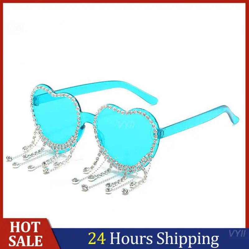 

Солнцезащитные очки без оправы, прочные, 32,4 г, солнцезащитные очки с пленкой для океана, солнцезащитные очки с персиковым сердечком, удобные в носке, модные солнцезащитные очки из поликарбоната