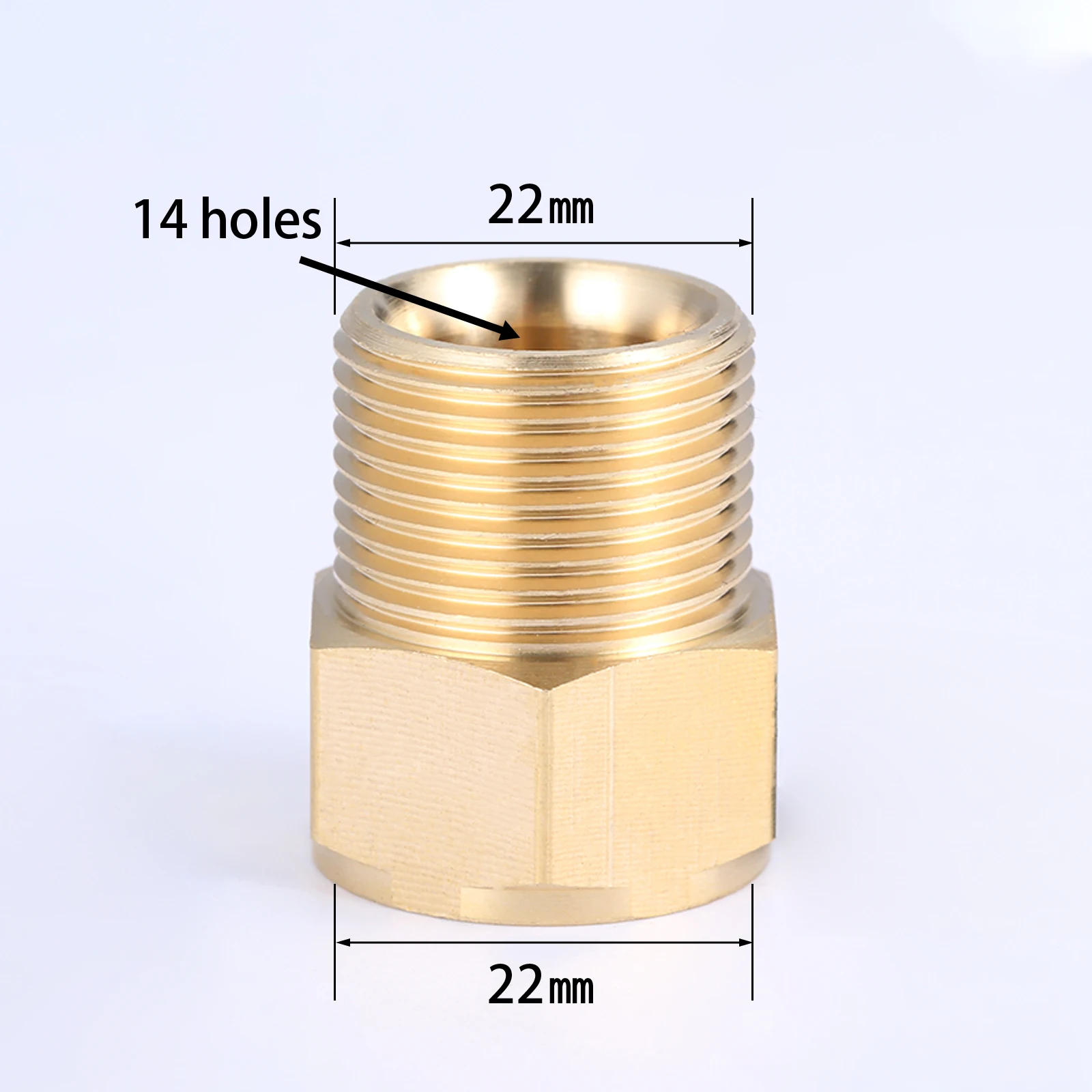 

Латунный соединитель M22 dophee 14/15 мм