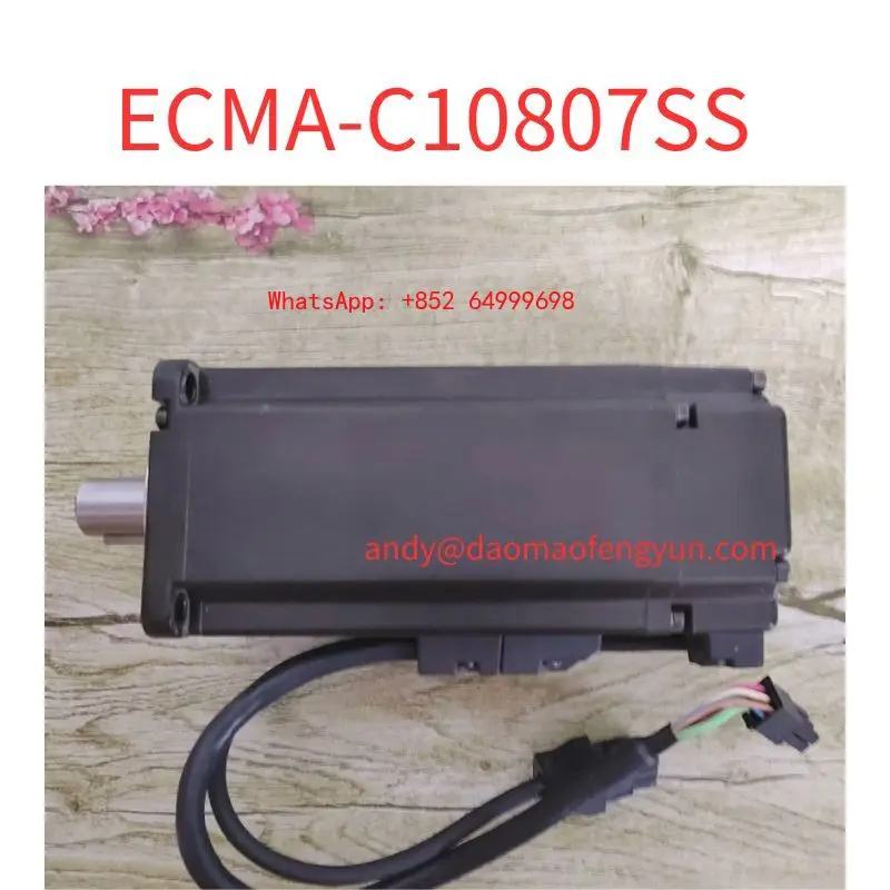 Б/у Серводвигатель ECMA-C10807SS мощность 0 75 кВт тест ОК