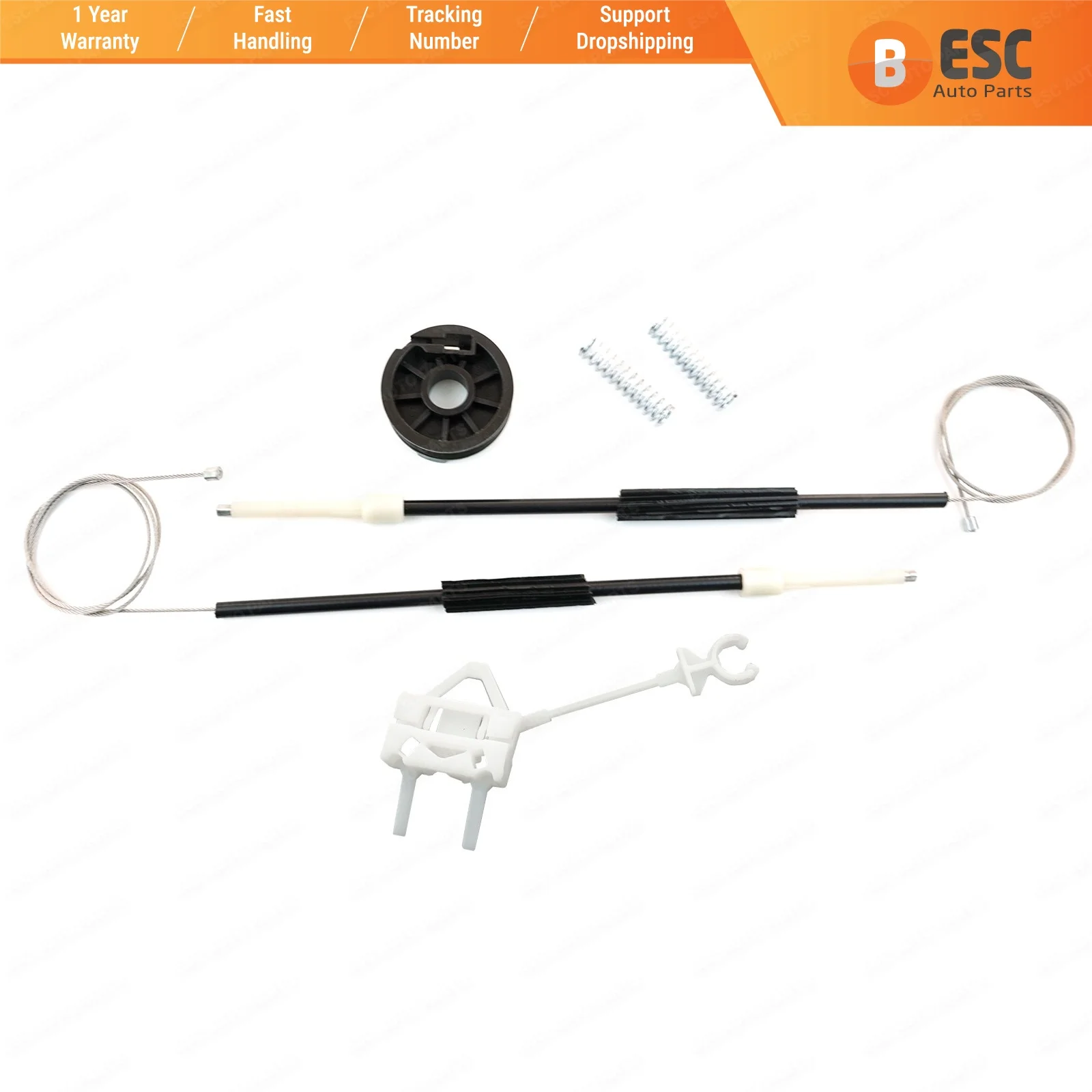 

ESC Auto Parts EWR264 Power Window Regulator Repair Set Front Left 51718404 for Fiat Doblo MK1 Fast Shipment Ship From Turkey