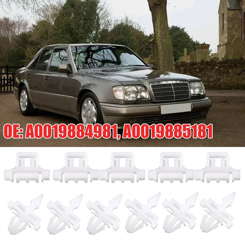 

30 шт. зажим для молдинга боковой двери автомобиля A 0019884981 A 0019885181 Для Sacco 190 W201 W124 A124 S124 Замена автомобильных аксессуаров
