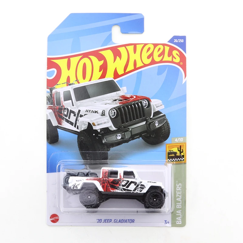 2020-157 2021-117 2022-26 Hot Wheels 1:64 Car JEEP GLADIATOR Mini Alloy Edition Metal Diecast Model Cars Kids Toys Gift images - 6