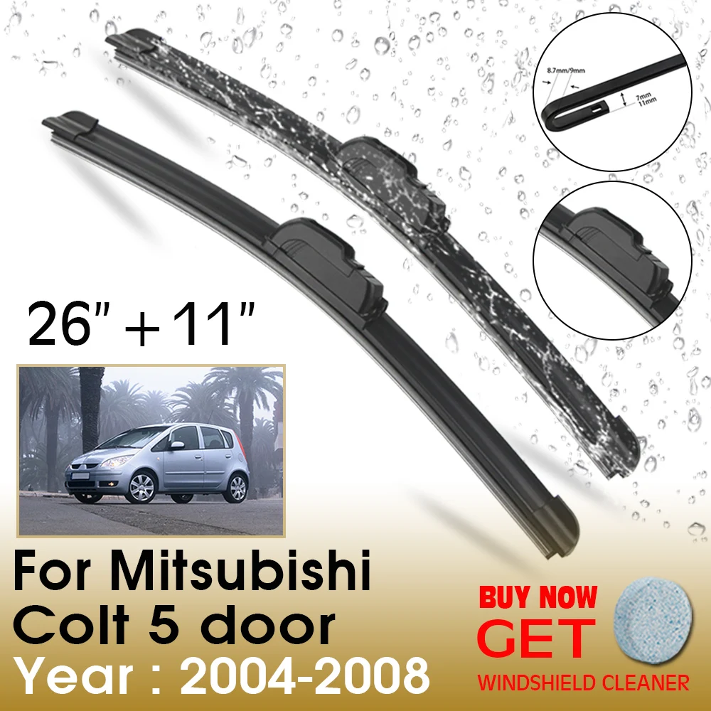 

Стеклоочиститель для Mitsubishi Colt, 5 дверей, 26 + 11 дюймов, 2004-2008