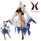 Ударный костюм Genshin, платье для косплея Ganyu и аксессуары, Женская Игровая форма, юбки, полный наряд