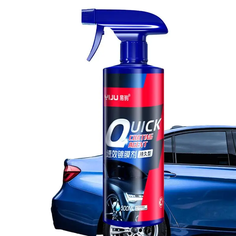 

500ml Ceramic Coating for Cars 3-in-1 High Efficiency Ceramic Car Coating Spray High Protection Professional Car Ceramic Polish