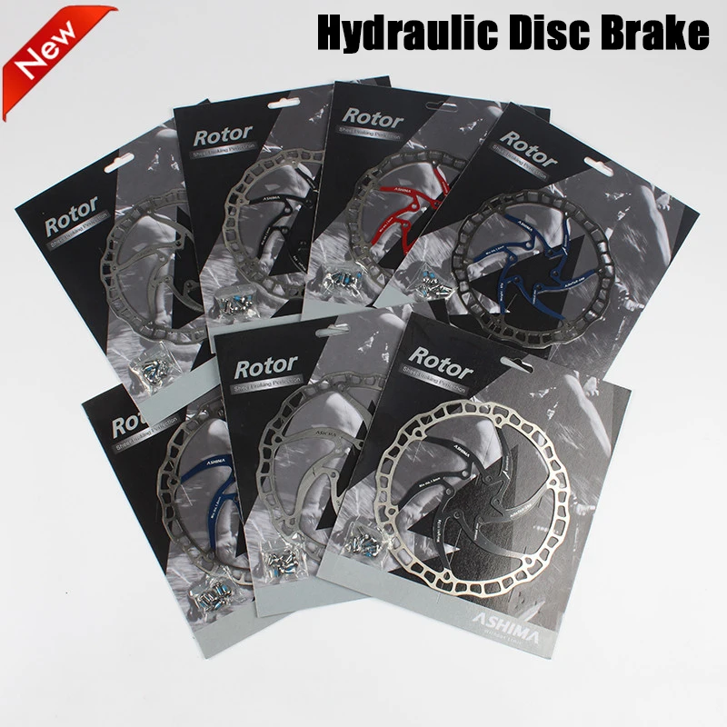 Ashima Mountain Bike Disc Ultralight Brake Cooling Disc 160 Six Pin Brake Disc 140 / 160 / 180mm Bicycle General Bicycle Rotor