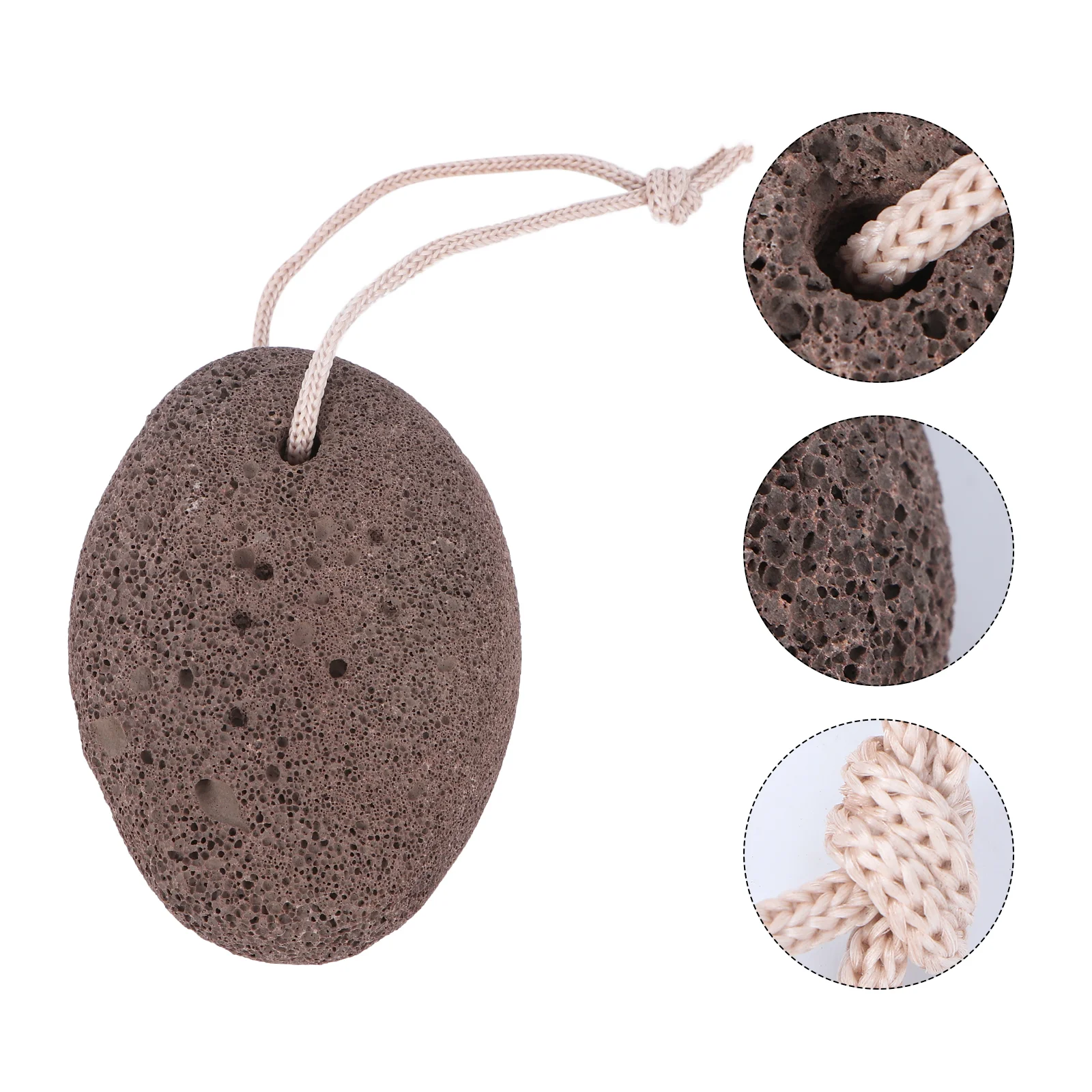 

Natural Lava Pumice Stone Callus Remover for Feet Heels and (Coffee)