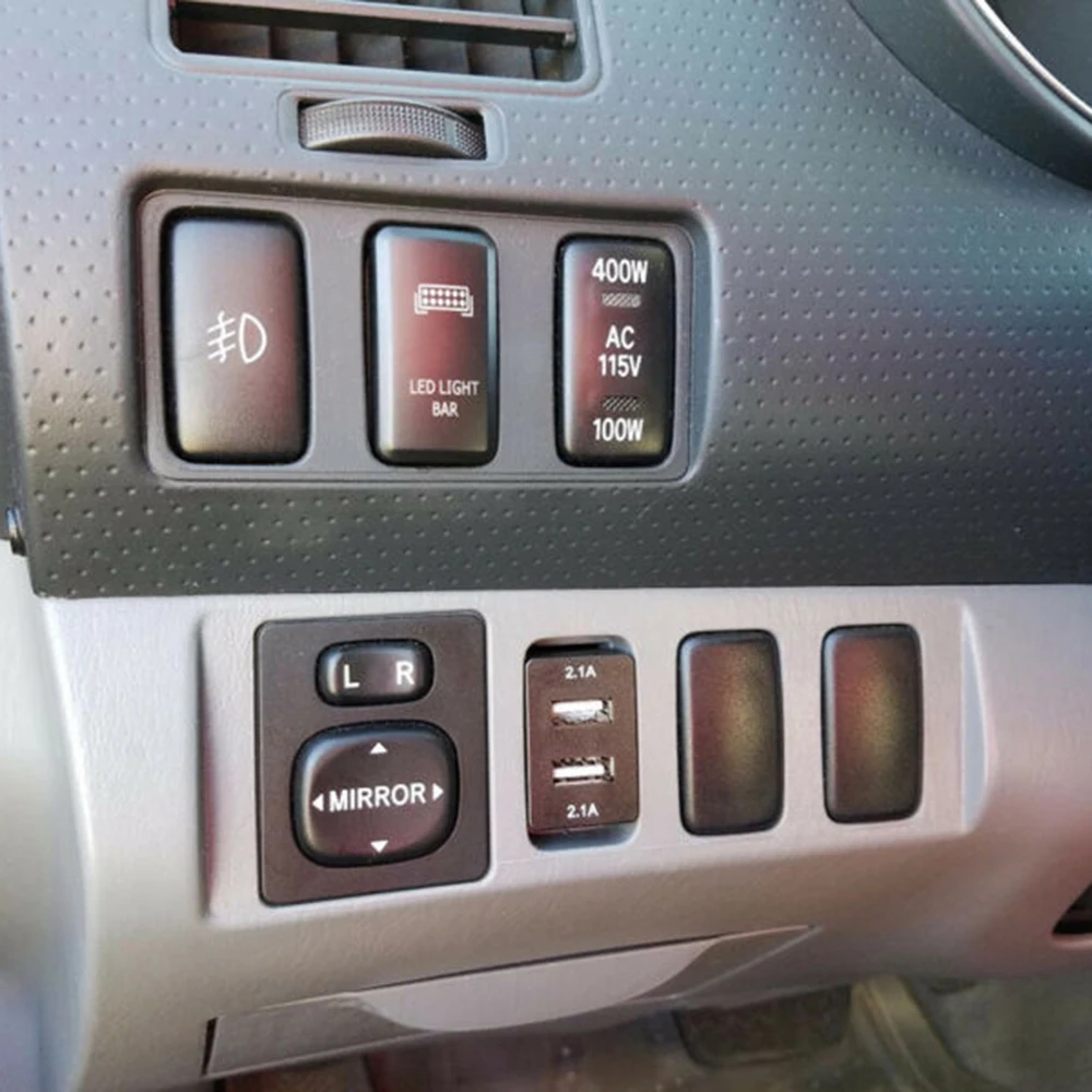 

Bar Switch Button Light Push For Toyota Hilux 2005-2014 Switch W/cable