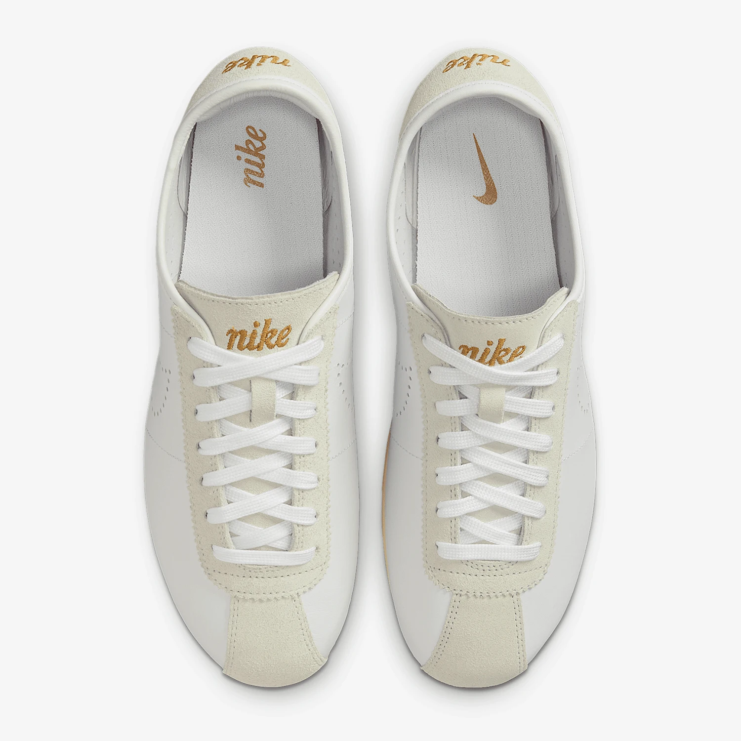 Фото Женские легкие спортивные кроссовки Nike Authentic Cortez Leather с мягкой амортизацией HQ1841-100 №4