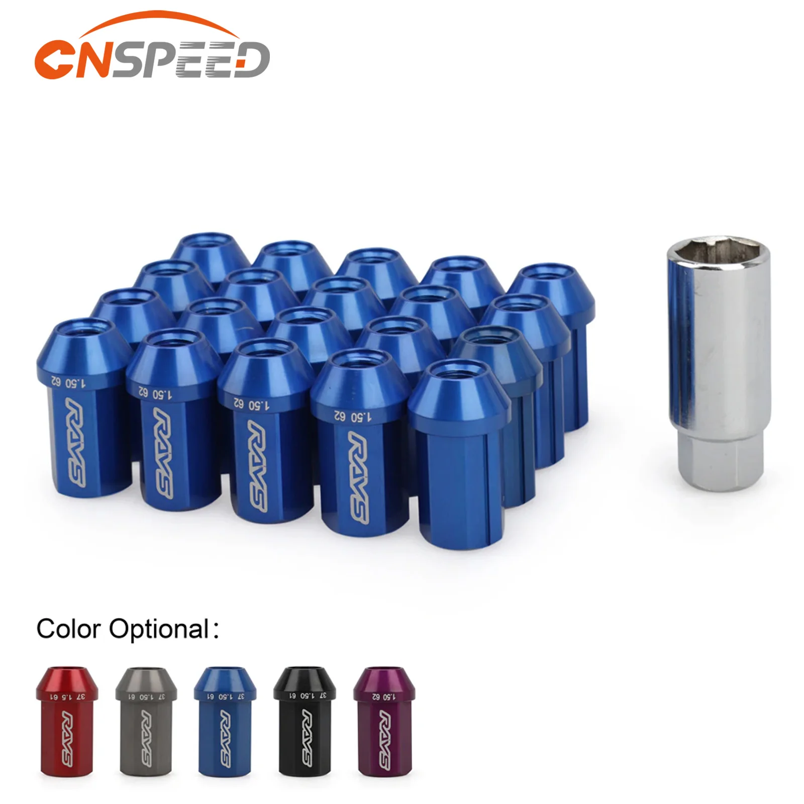 Шестигранные Гайки 7075-t6, из алюминиевого сплава, длина 42 мм, 7 боковых стопорных гаек, защита от кражи, m12x1.5, m12x1.25