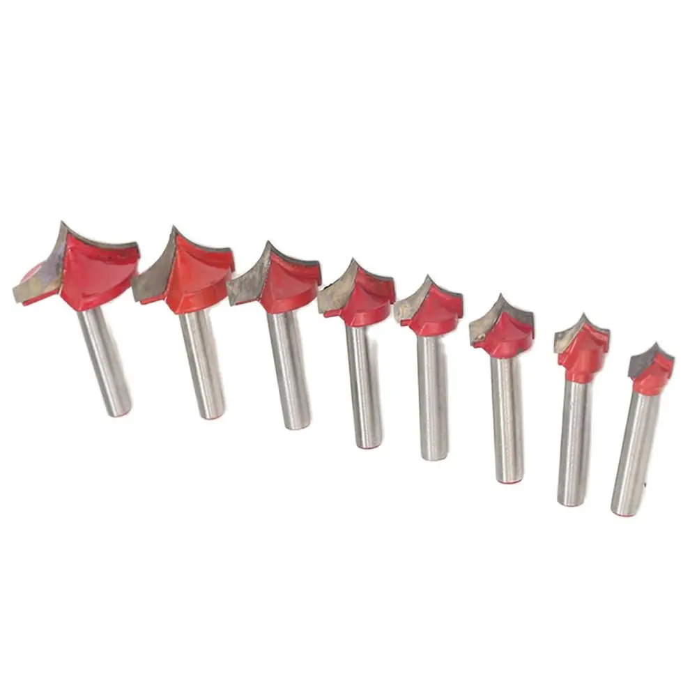 6mm round Shape Wood Router Bit carbide alloy V Groove Milling Cutter  3D CNC End Mill Engraving Bit 8-32mm Diameter Woodworking