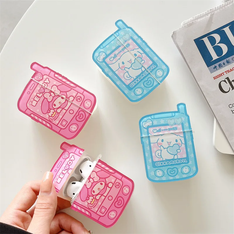 Мини-чехол для телефона с рисунком розовый синий чехол Apple AirPods 1 2 3 Pro чехлы IPhone