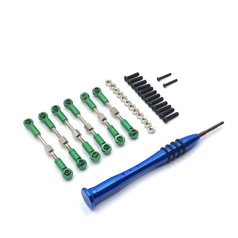 

Металлические модифицированные детали WLtoys 144010 144001 144002 124017 124016 124018 124019 для радиоуправляемых автомобилей, модифицированный регулируемый сте...