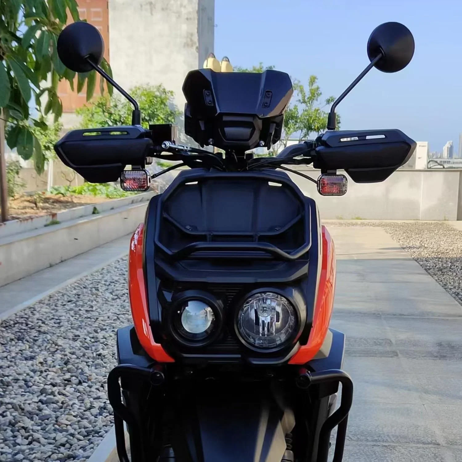 Фото Чехлы для ручек мотоцикла, защита для рук, подходят для Yamaha Zuma 125 2022-2023 годов выпуска №5