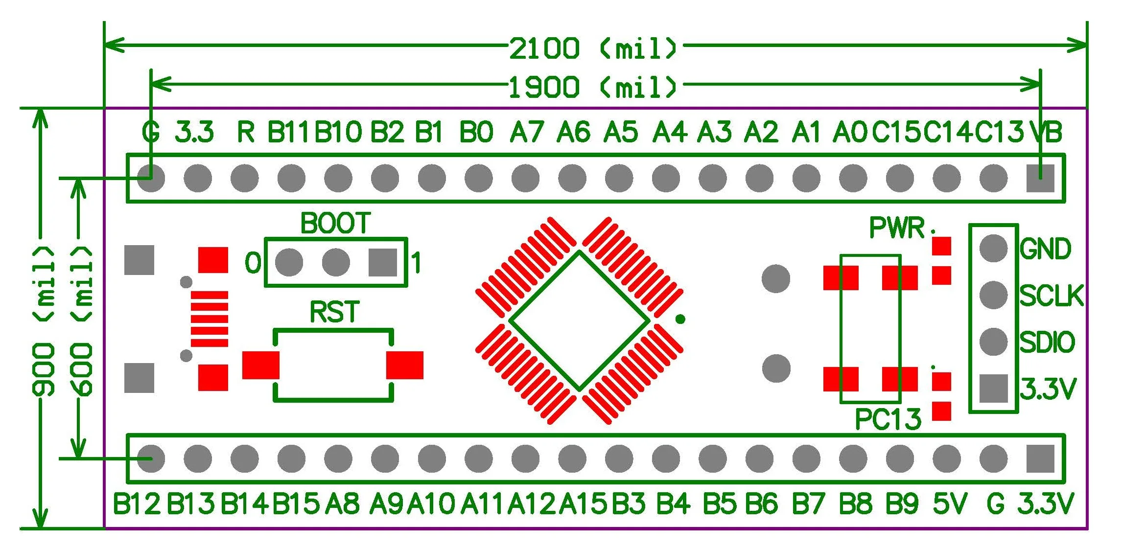 Минимальная системная плата Stm32f301 Core Stm32f301c8t6 оценка Arm и продвижение Cortex M4