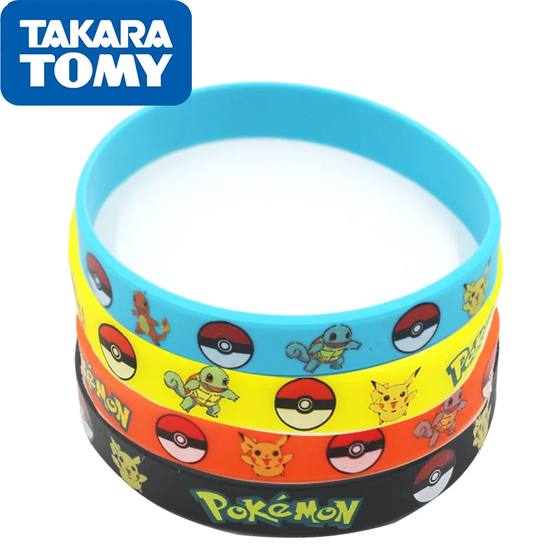 Детский Карманный браслет Elf Pikachu мультяшный Pokemon силиконовый детский милый Принт