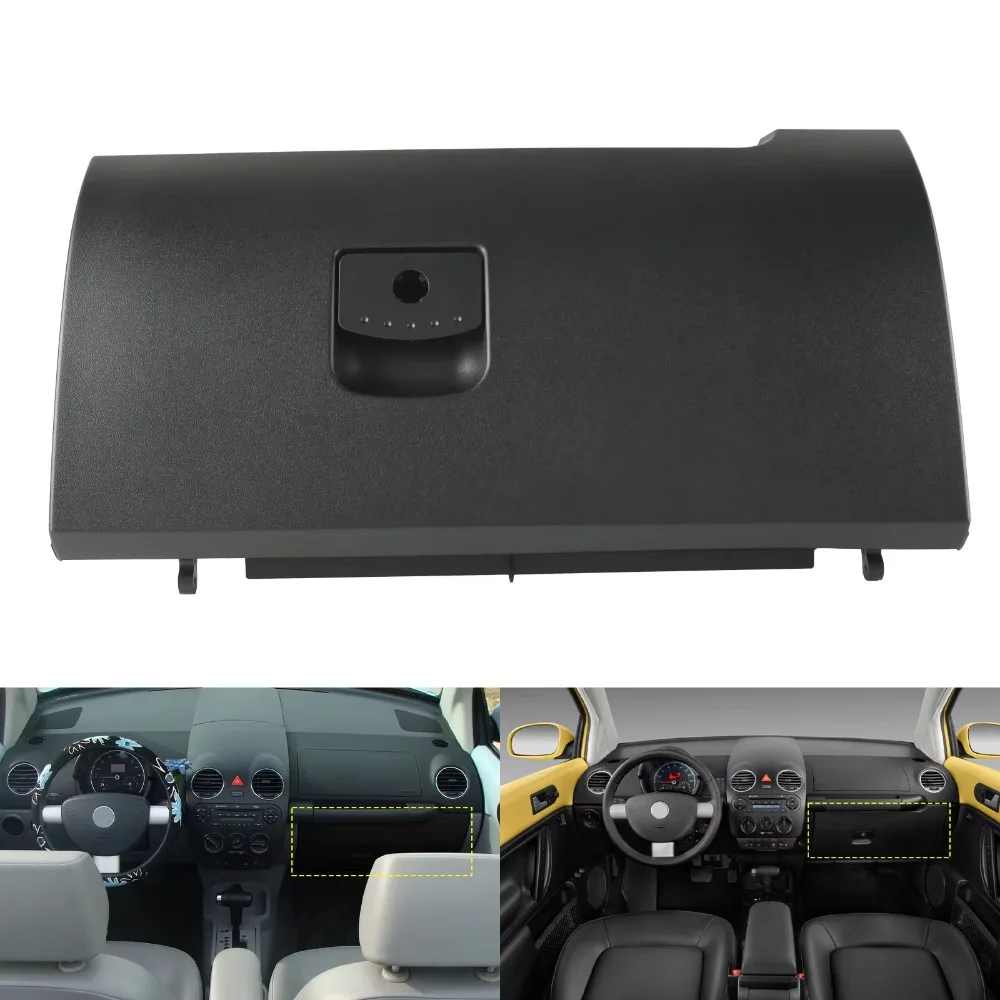 Фото Крышка бардачка черная для VW New Beetle 1C1, 9C1 BJ.03-10 1C1880247R №1