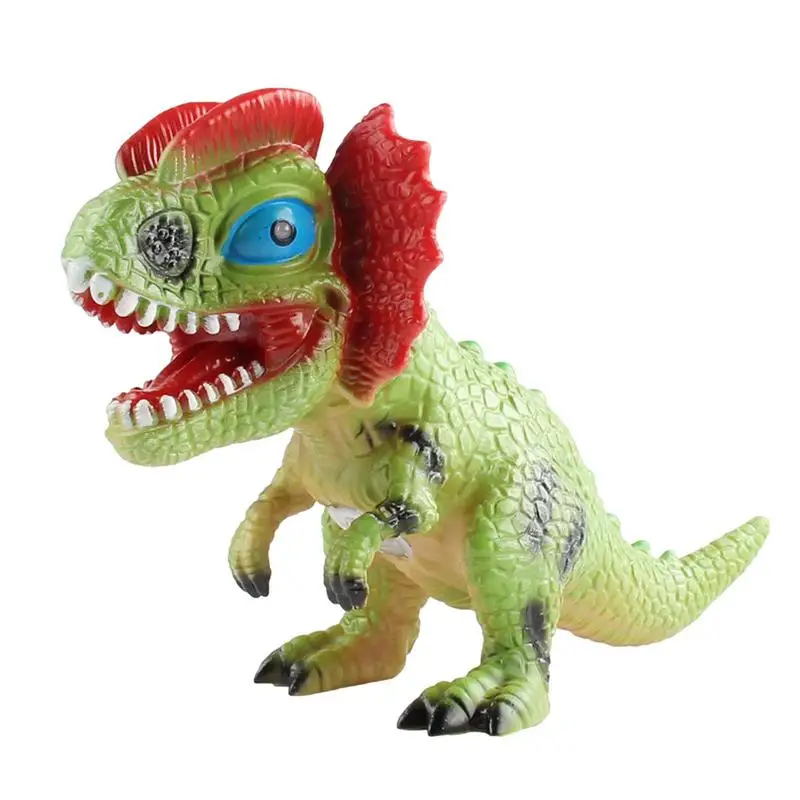 

Sound Dinosaur Toy Realistic Rubber Squeaky Dinosaur Toy Dinosaur Figures Squeeze Soft Dinosaur Toy Gleamy Eyes Design Perfect