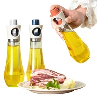 kitchen olive oil sprayer bottle quantitative pump oil spray empty bottle for fitness bbq sprayer oil dispenser container tools