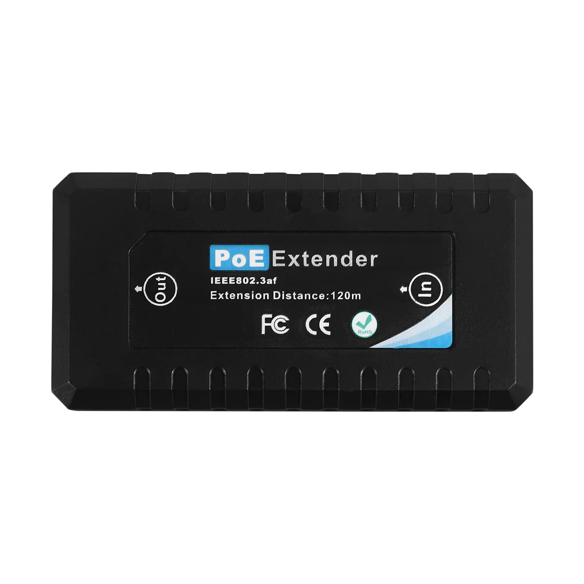 Удлинитель POE 10/100 Мбит/с со стандартным входом/выходом IEEE 802.3Af для IP-камеры