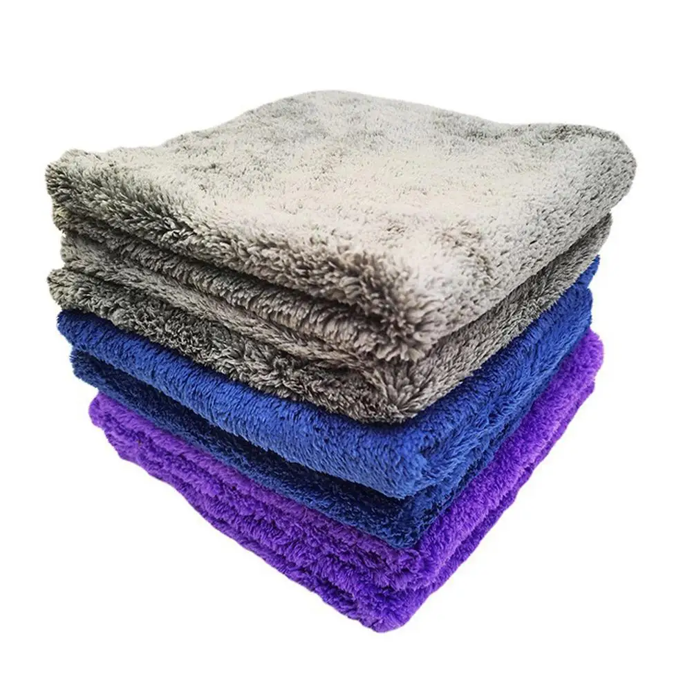 

5pcs Car Wash Microfiber Towel Cleaning Drying Car Towel Soft Car Edgeless Cloth Polishing Waxing 40x40cm Detailing 550gsm V8v8
