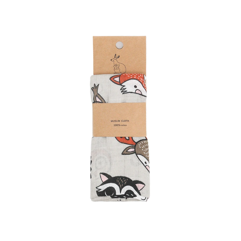 

Kangobaby Baby Scarf Breathable Square Towel Baby Square Towel Multifunction