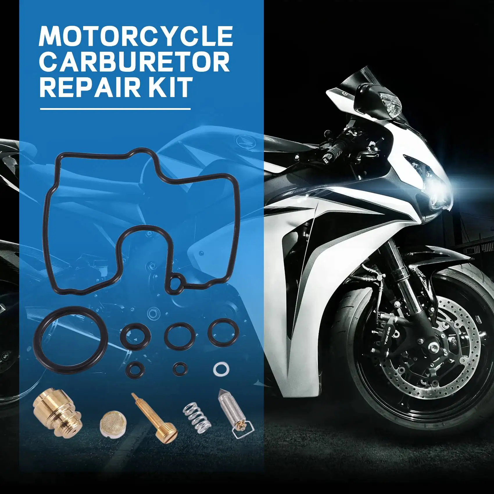 Комплект Для Ремонта Карбюратора мотоцикла 2 комплекта прокладка сиденья для SUZUKI