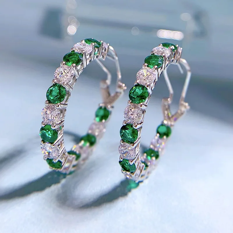 

Designer Fashion 925 Sterling Silver Jewelry 3A Cubic Zirconia Party Earring