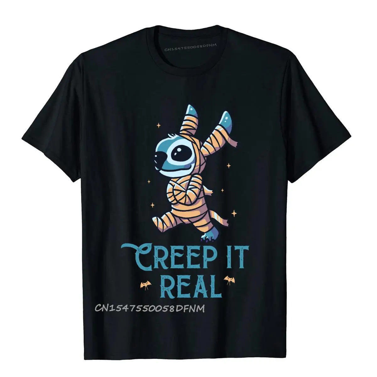 

Creep It Real Stitch Funny Tops Shirts Fashion Simple Style Premium Cotton Men T Shirt Fashion Short Sleeve Printed Tops Tshirt