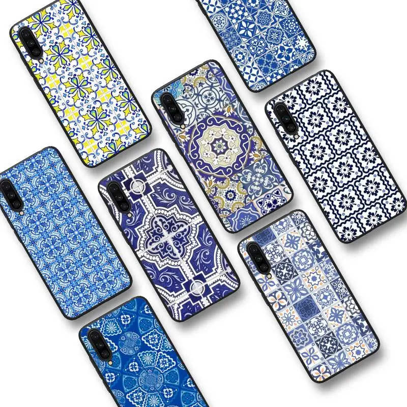 

Portuguese Glazed Tiles Phone Case For Xiaomi mi9 mi8 F1 9SE 10lite note10lite Mi8lite Coque for xiaomi mi5x