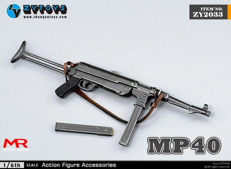 Фото ZYTOYS ZY2033 масштаб 1/6 MP40 модель пистолета-пулемета 11 см пластиковое солдатское оружие игрушка подходит для 12 дюймов мужской женский экшн-фигурки тела куклы №5