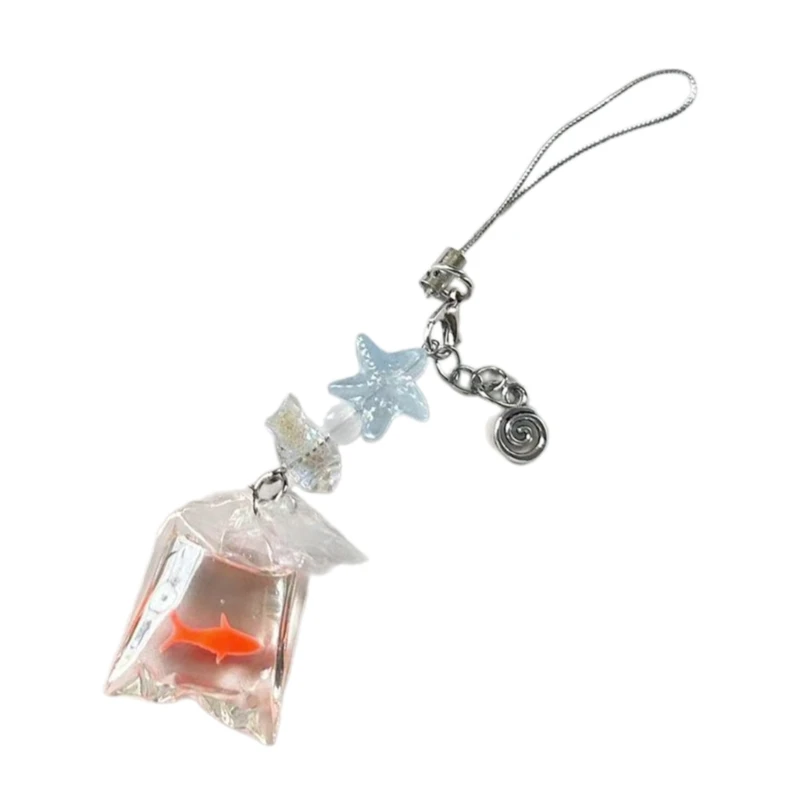 Нежная подвеска-рыба украшение в виде ключа стильная подвеска для сумки на