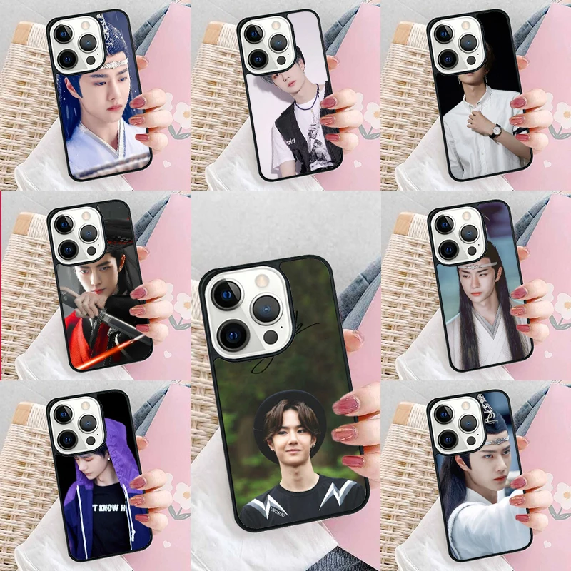 Незакрытый чехол для телефона Ван Ибо iPhone 16 Promax 15 Pro 13 14 Plus 11 12 Mini XR XS MAX