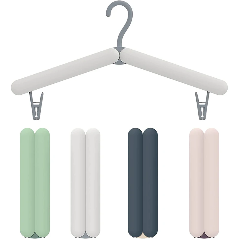 

Mini Hangers for Clothes Travel Folding Telescopic Portable Clothes Drying Rack Save Wardrobe Space Organizer for Clothes