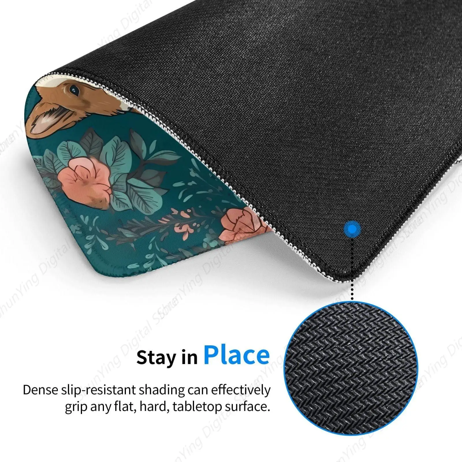 Коврик для мыши Corgi Hehua нескользящий резиновый милый стильный коврик офисное