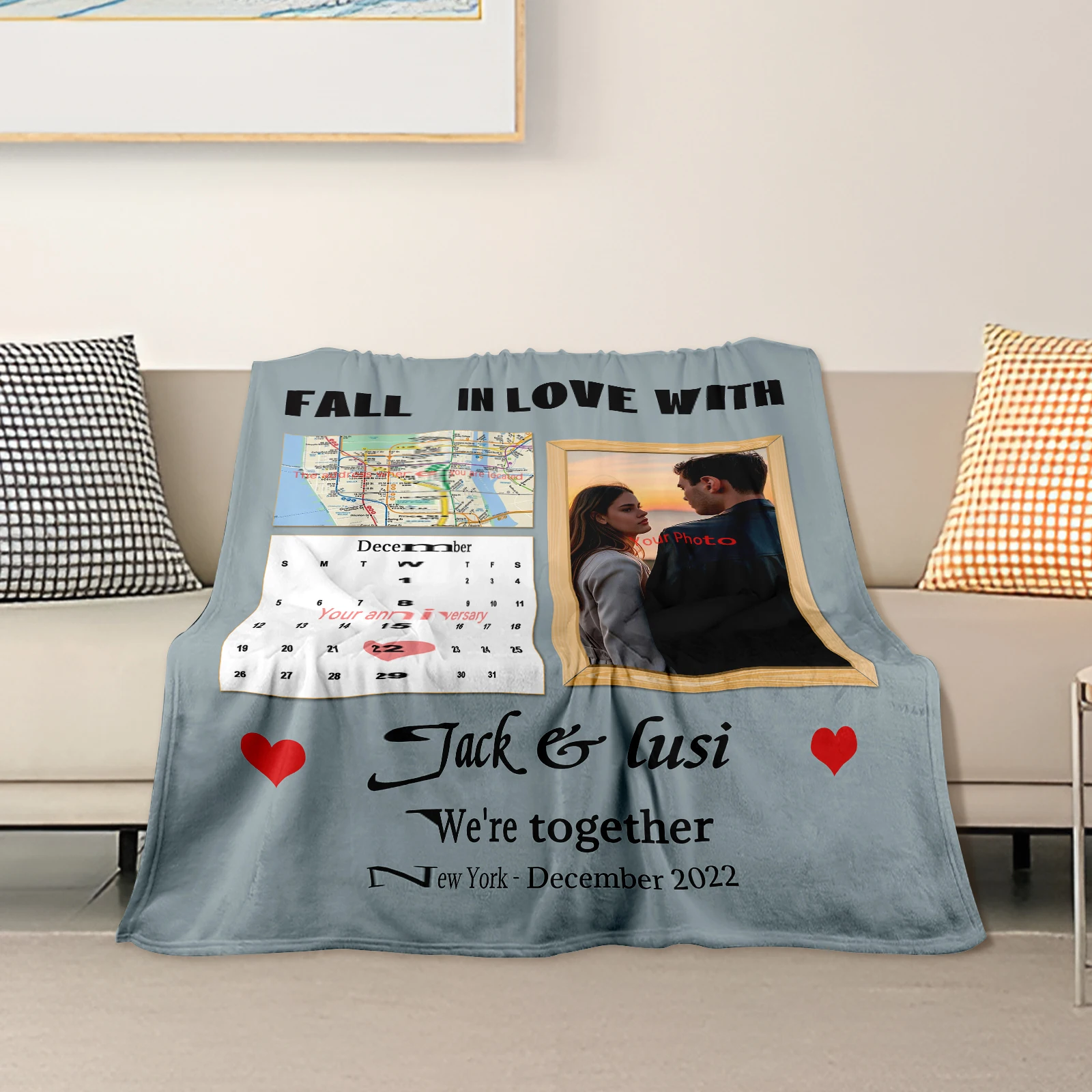 Кашемировое одеяло для двоих