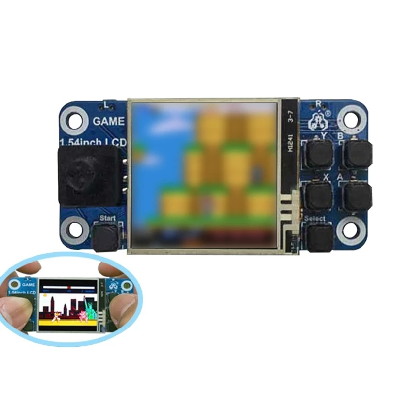 

Игровая консоль 1,54 дюйма TFT LCD Touch-ccreen Game Hat, модуль экрана дисплея для Raspberry Pi 4B 3B ZeroW Zero2W