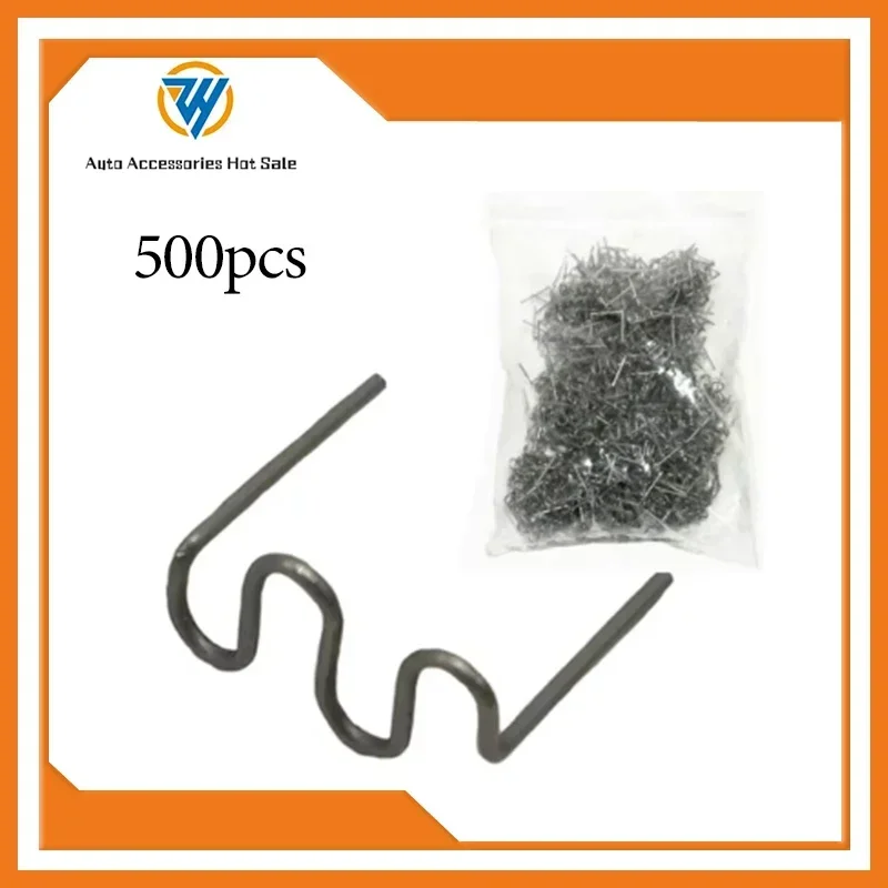 

500 шт. 0,8 мм горячий степлер для автомобильного бампера пластиковый сварочный аппарат автомобильный ремонтный комплект горячий степлер сварочный паяльный инструмент