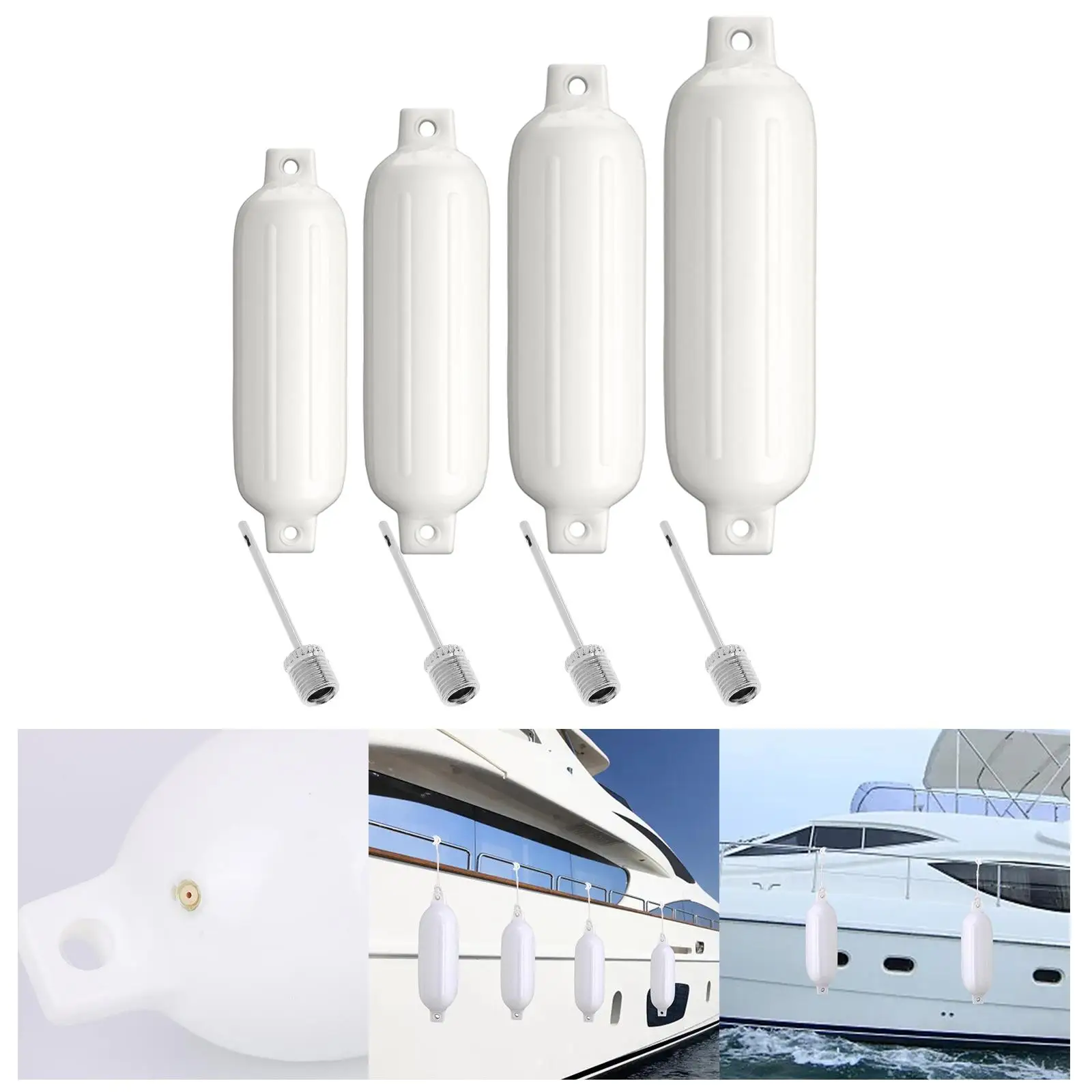 

Inflatable Boat Fender Universal Floating Platform Inflatable Boat Bumpers for Sport Boats Sailboats Yacht Bass Boats Boat