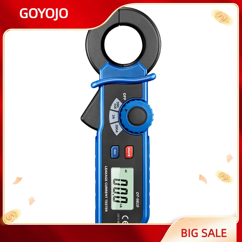 DT-9810   Mini AC Leakage Current Tester Clamp Meter
