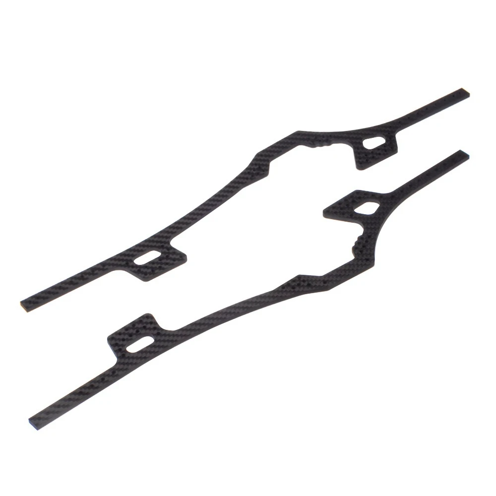 

2Pcs Lower Center of Gravity Carbon Fiber Chassis Frame Girder for 1/10 RC Crawler Axial SCX10 I II III Capra Upgrades